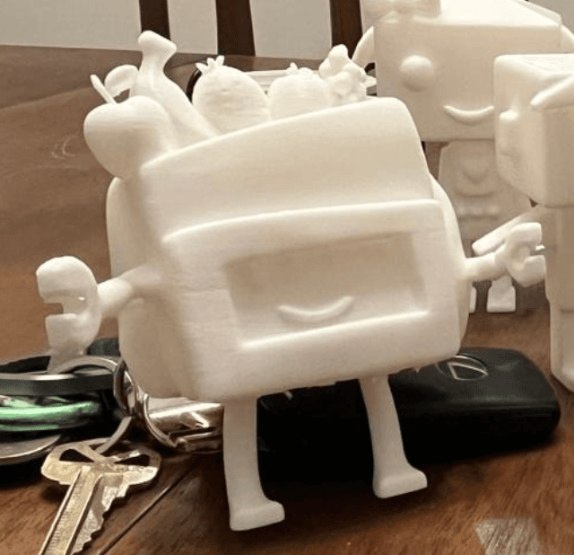 3D toy made from a child's drawing