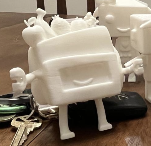 Grocery Guy — 3D printed toy